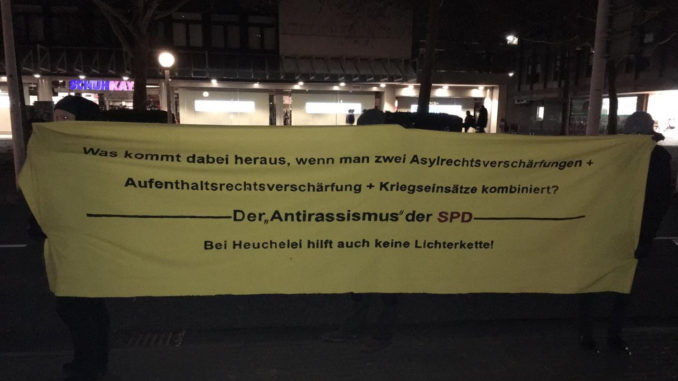 Protest gegen die SPD